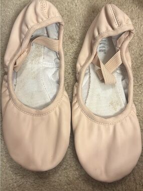 Bloch Kids leather single sole Ballet Shoes in Light Pink 4C